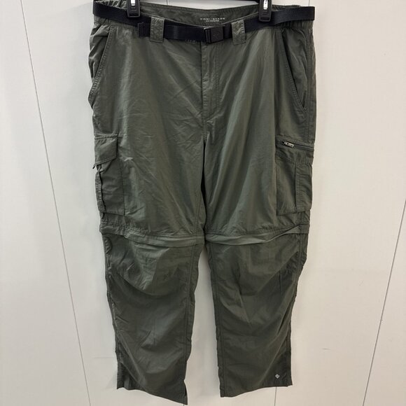 Columbia Omni - Shade Sun Protection Convertible Cargo Pants Men’s 38x32 Olive - Picture 1 of 11